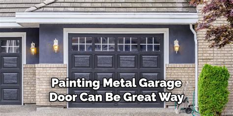 houses with painted metal garage doors|best steel garage door paint.